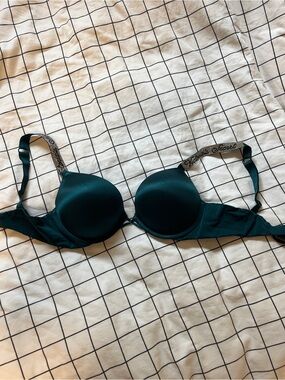 Victorias Secret Bombshell Logo Shine Strap Pushup Bra